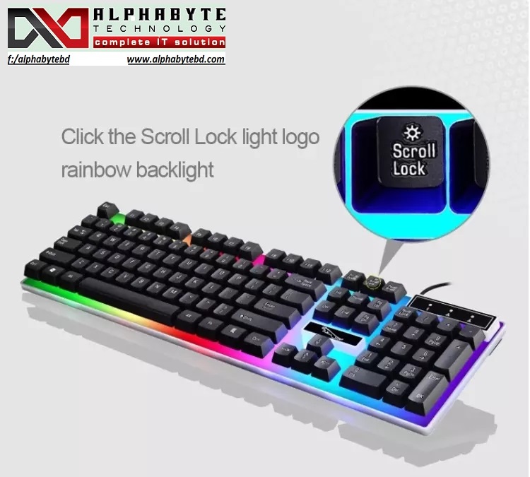 G 21 MECHANICAL SUSPENDED RGB BACKLIT KEYBOARD WITH 4D FUNC. 