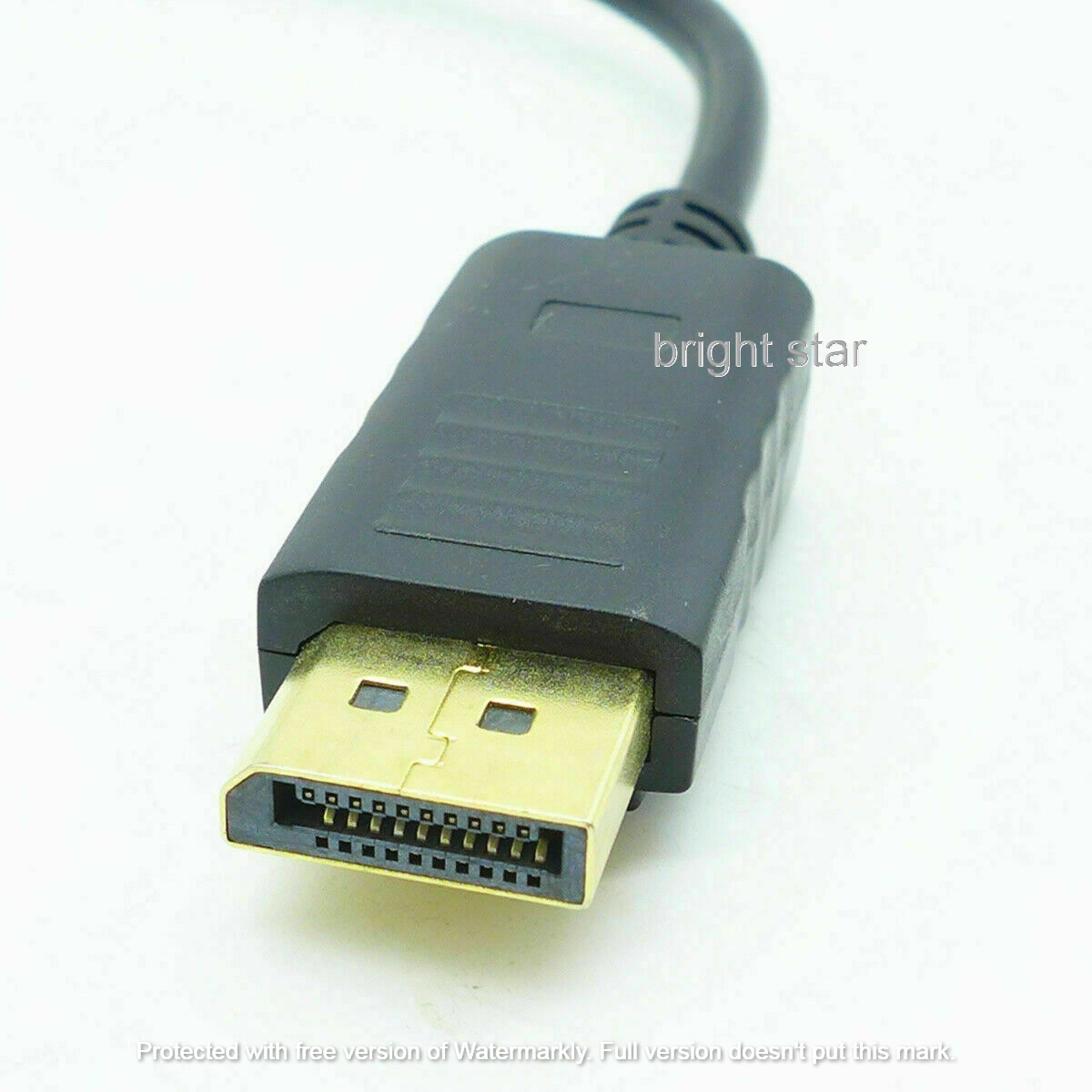 1080P Display Port To Vga Adapter Dp Male To Vga Female Adapter Display Port Cable Converter for Projector Tv Maccbook Air - Black. 