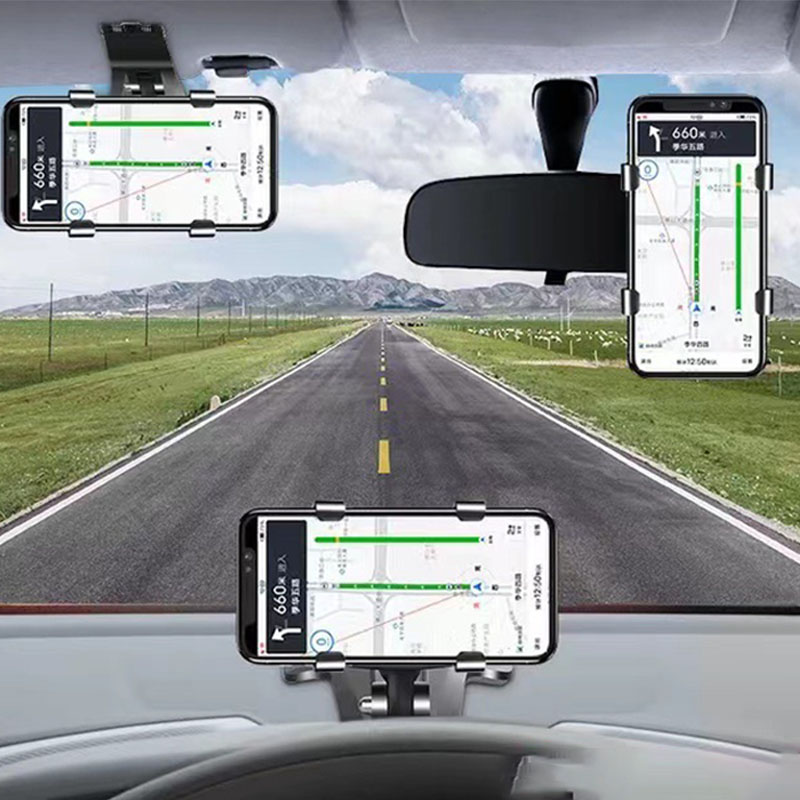 Car Mobile Phone Mount Car Multi-function Instrument Cluster Mobile Phone Holder Rearview Mirror Navigation Bracket. 