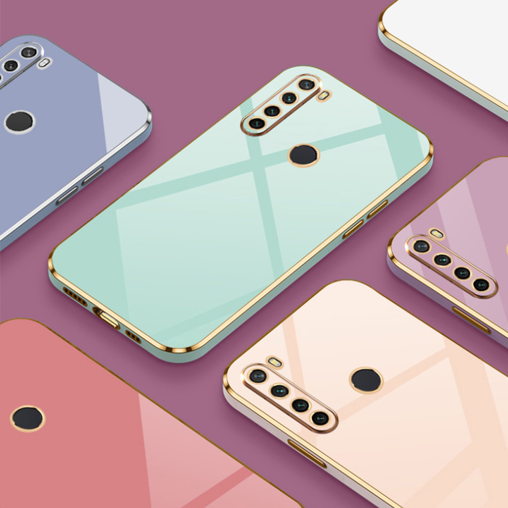 For Samsung A21 Case Galaxy A21 Cover SM-A215U SM-A215U1 SM-S215DL A215W Luxury Square Plating Phone Case Shockproof Back Cover. 