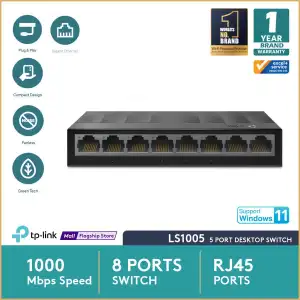 LS1008G, 8-Port 10/100/1000Mbps Desktop Switch