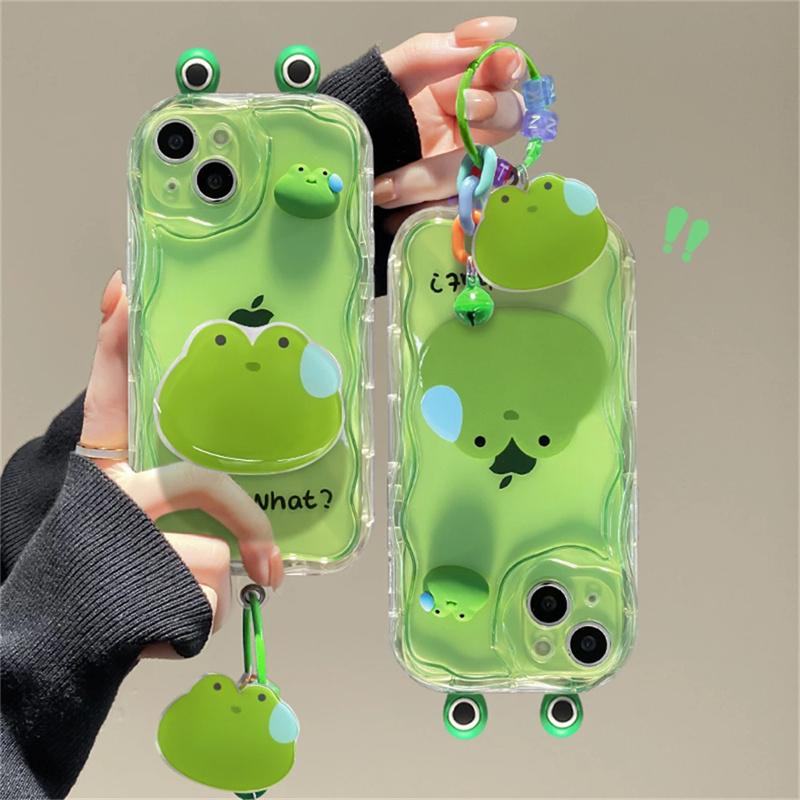 3D Ugly Frog Eyes Phone Cases for Xiaomi Redmi Note 13 Pro 12 8 11 10 9 12 Pro Plus 12S 13C 12C 10C 9C 9A A2 A3 Wavy Case Cover