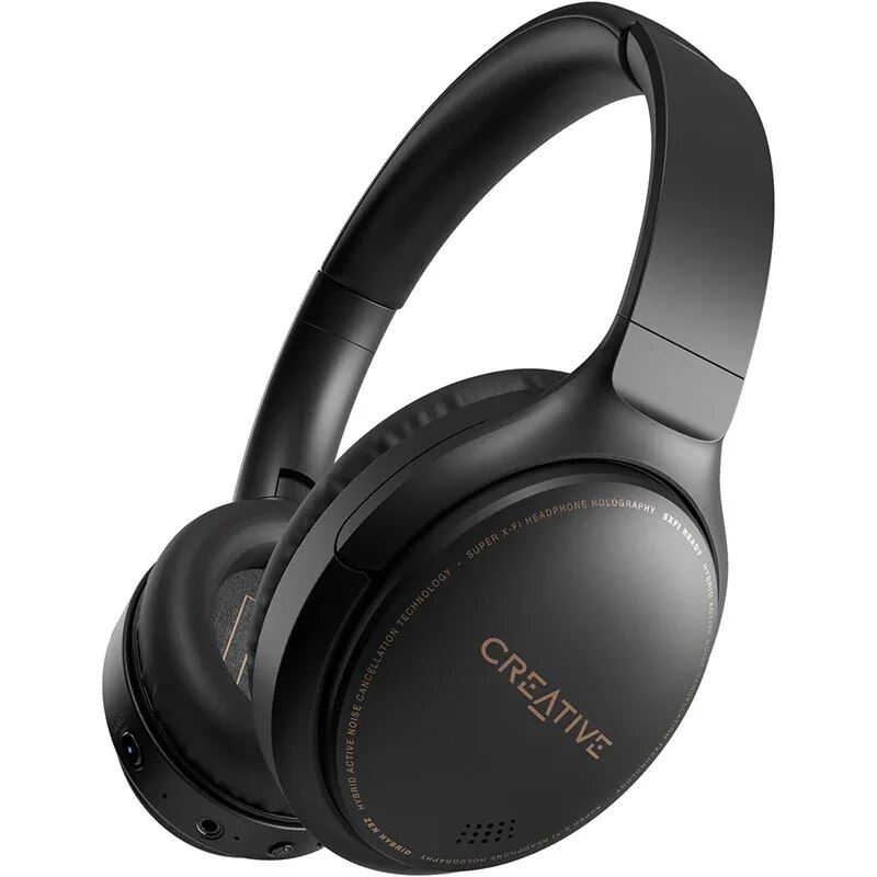 Creative Zen Hybrid Wireless Over-Ear Headphones with Hybrid Active Noise Cancellation Ambient Mode Built-in Mic Foldable