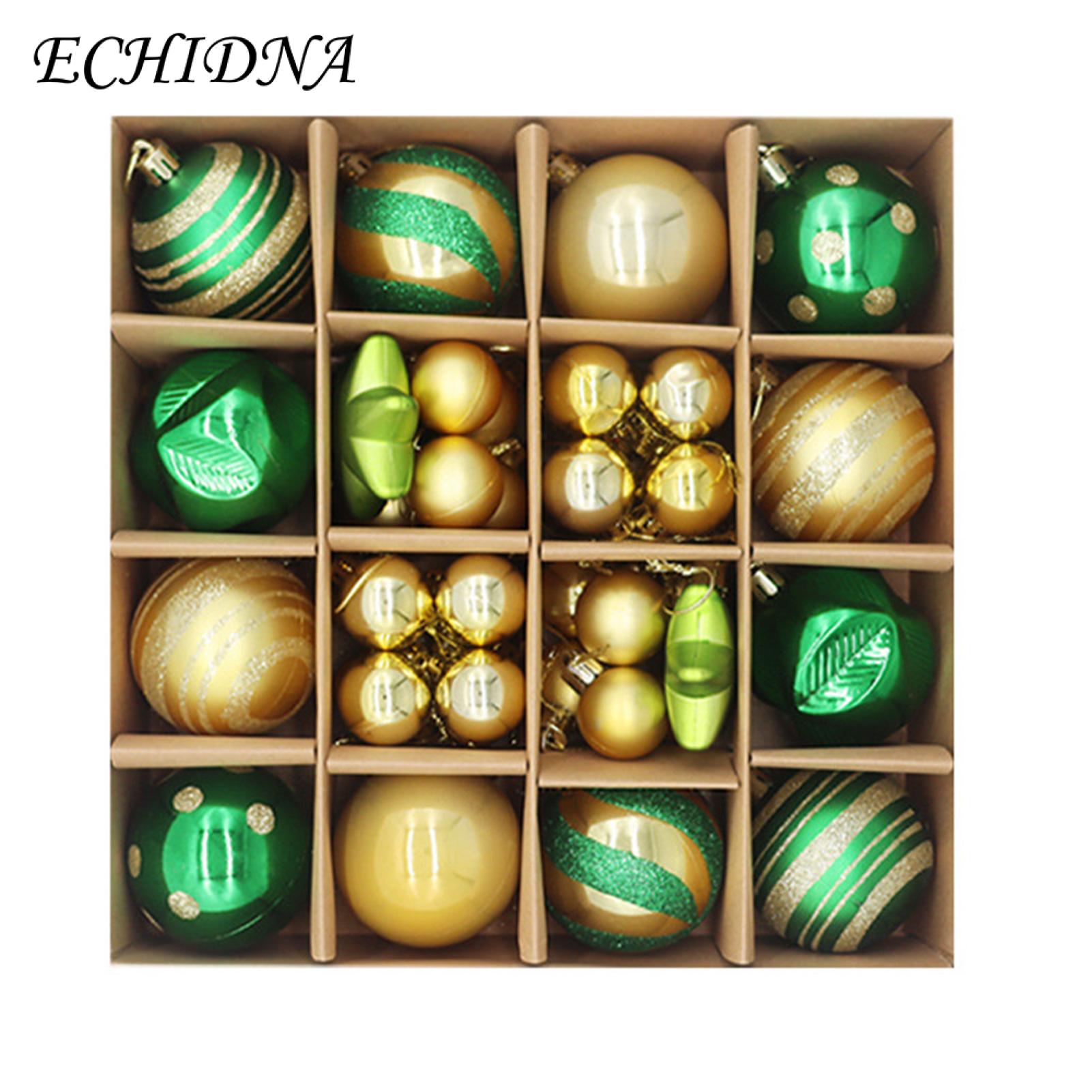 Christmas Tree Decorations Vibrant Christmas Tree Ball Set Festive Multicolor Ornaments for Home Decor 42/44pcs Plastic Balls Southeast Asian Buyers Electroplated Christmas Ornaments