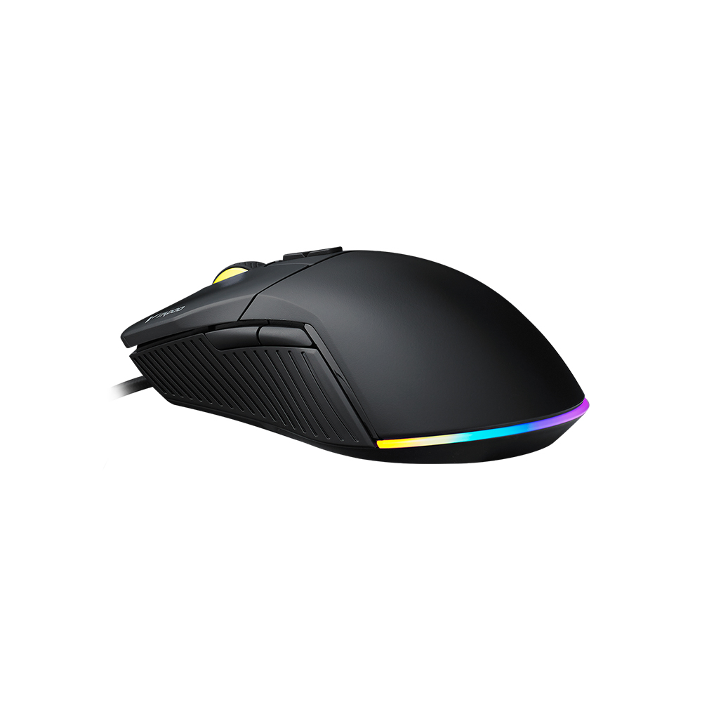 Rapoo VPRO V360 IR Optical Gaming Mouse Adjustable 6200 DPI Porous and ventilated with replaceable trimmings. 
