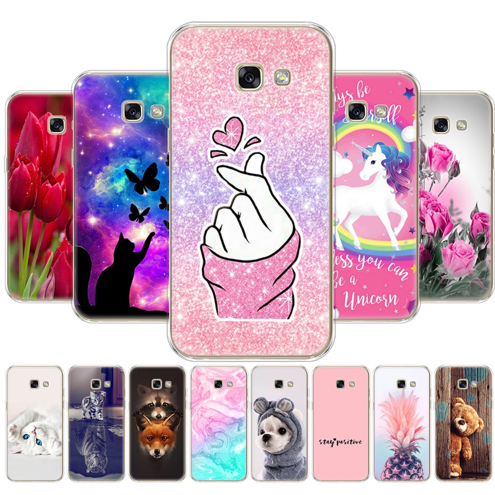 For Samsung Galaxy A3 2017 Case A320 A320F Silicon Soft TPU Back Phone Cover FOR Samsung A3 2017 Case Bumper Protective Coque. 
