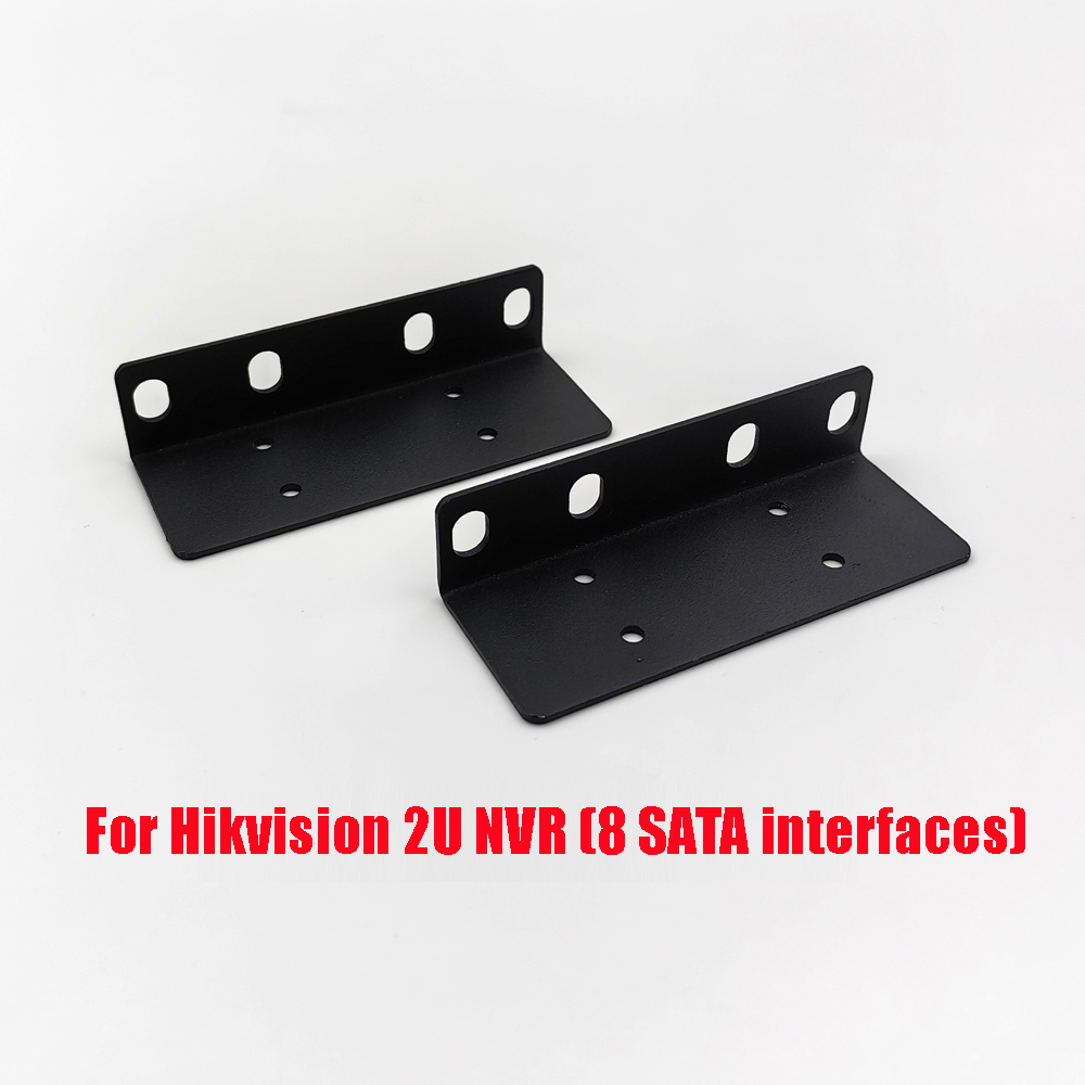 Hikvision Rack Ears Bolts Rack Mount Bracket Kit for Hikvision 1U/1.5U/2U NVR Network Video Recorder. 