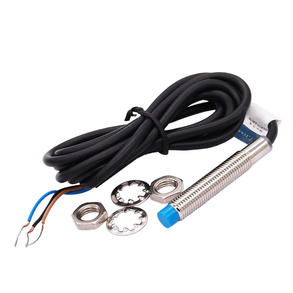 M8 2mm sensing DC 5V inductive proximity sensor switch NPN NO LJ8A3-2-Z/BX-5V work voltage 5VDC special for MCU. 