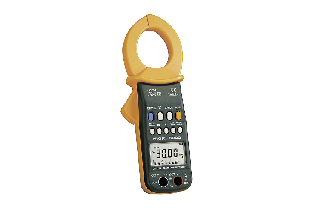Hioki 3282 HiTESTER Digital Clamp on Meter 600V/1000A True RMS Multi-Functional Clamp Testers for Distorted Waveforms - Kings Trading. 