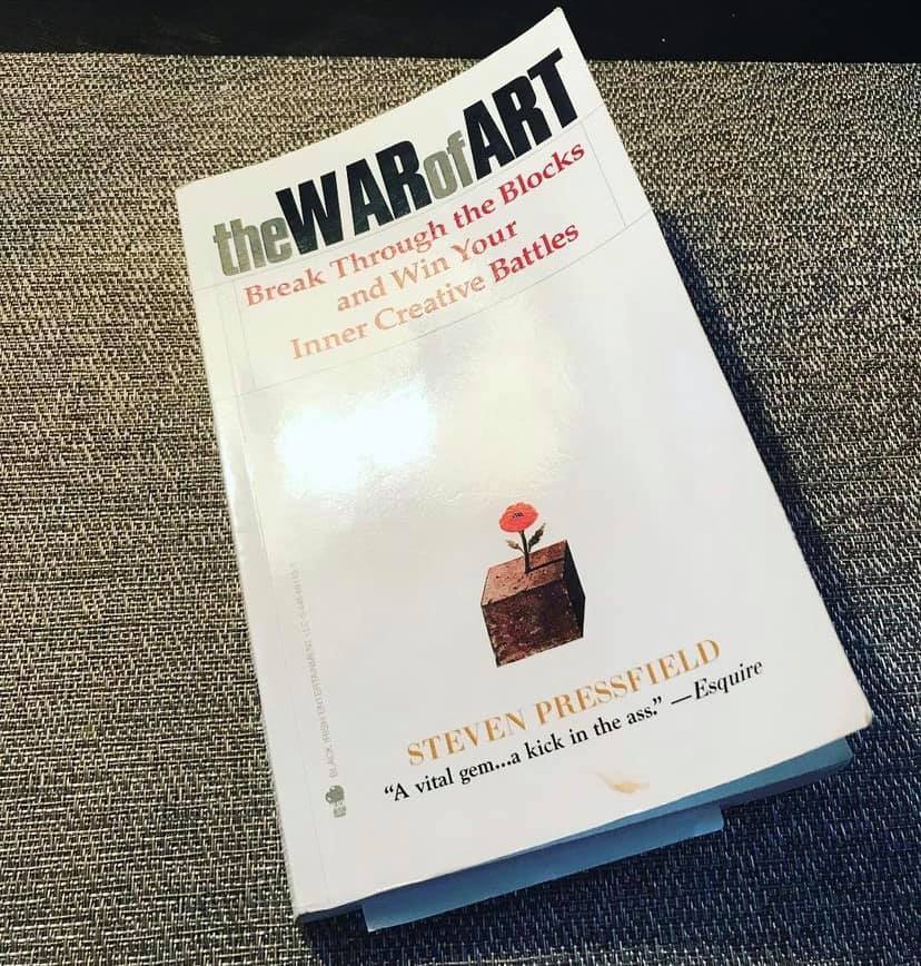 The War of Art: Break Through the Blocks and Win Your Inner Creative Battles by Steven Pressfield. 