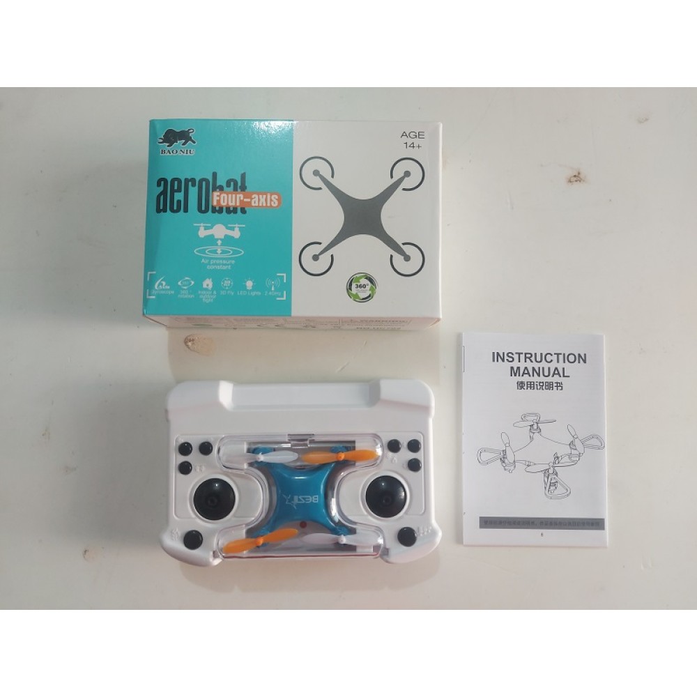 Aerobat 360 Degree Mini Drone With Remote Control. 