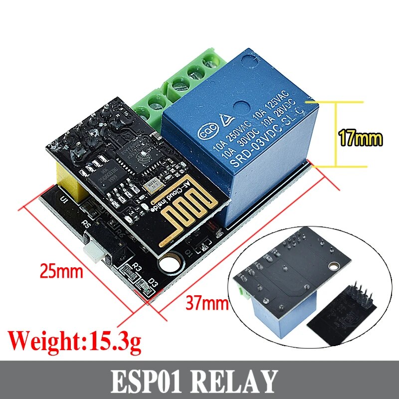 ESP8266 ESP-01S 5V WiFi Relay Module Things Smart Home Remote Control Switch for Arduino Phone APP ESP01S Wireless WIFI Module