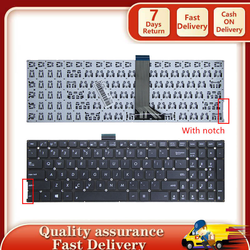 New Laptop keyboard For ASUS X555 X555L X502 R565L R556L A555L F555L K555 English keys