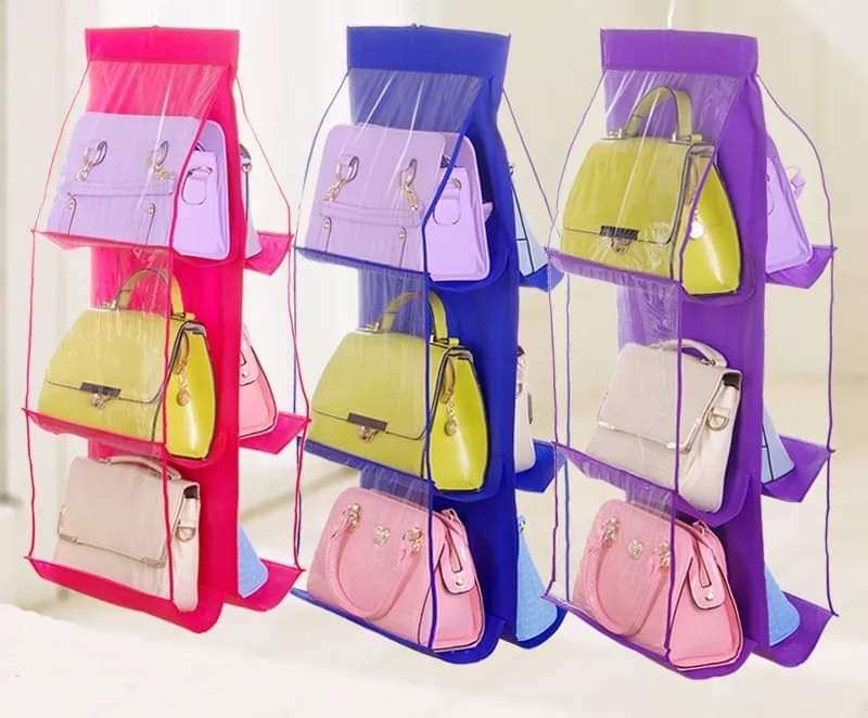 Pocket Purse Organizer with Plastic Hanger
