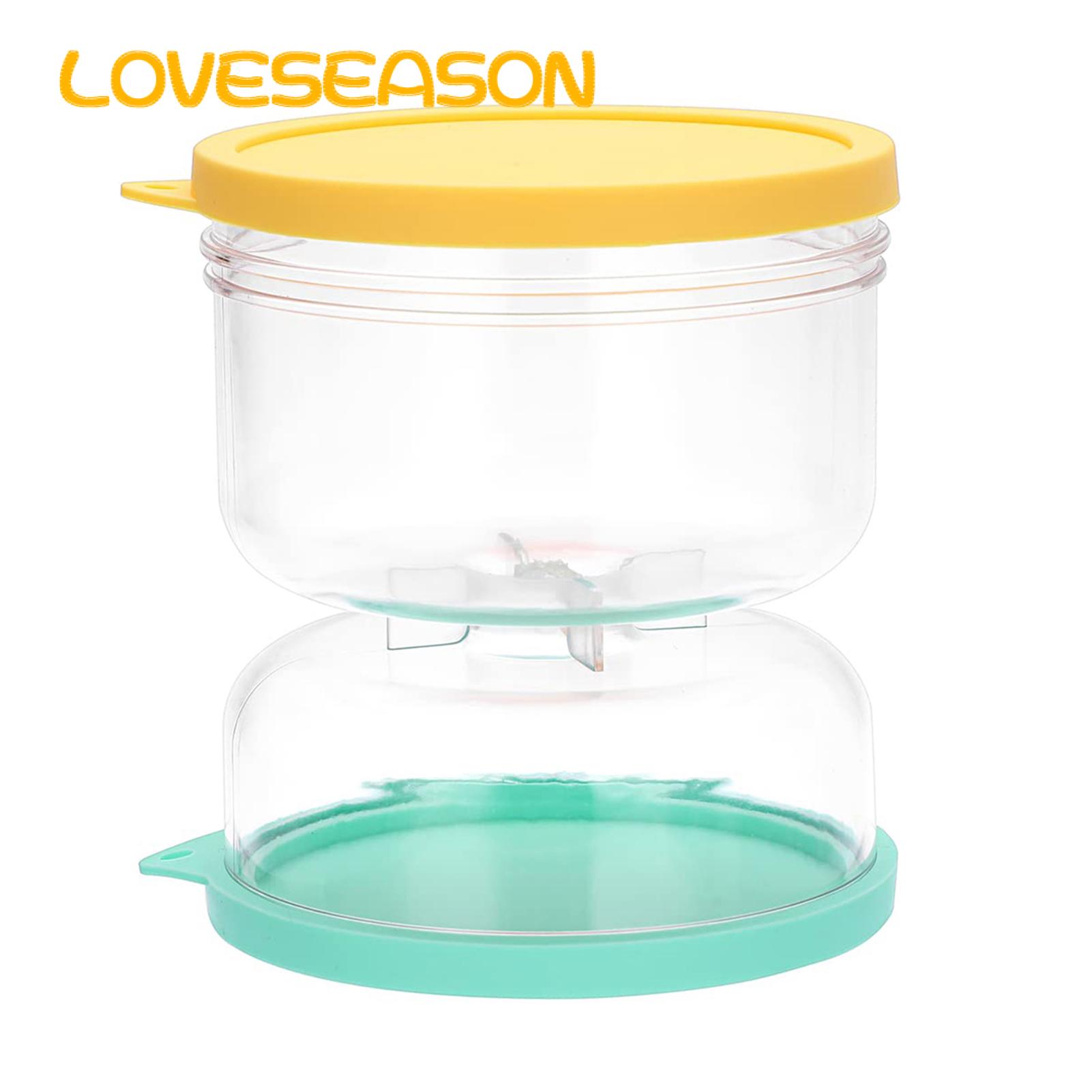 Loveseason Pickle Juice Separator Jar Transparent Clear Pickle Container Dry Wet Separation Jar. 