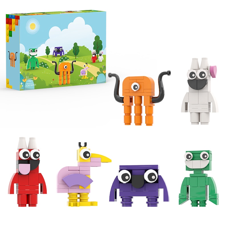 MOC All Members For Garten of BanBan Building Blocks Set Mini Opila Bird Jumbo Josh Captain Horror Game Figures Bricks Toys Gift