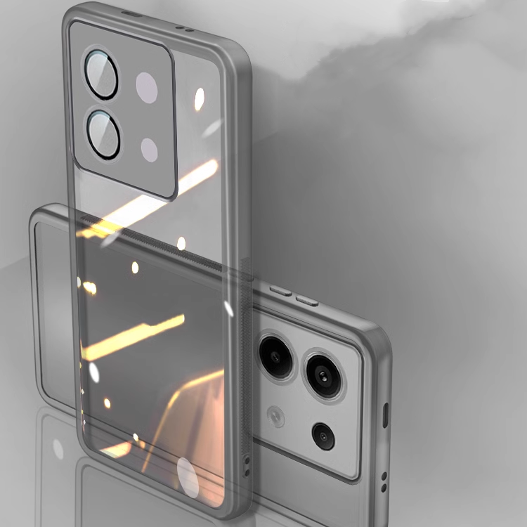 For Redmi Note 13 Pro 4G Case Camera Protection Semi Transparent Soft Silicone Shockproof with Lens Protector Films for Redmi Note 13 Pro 4G Back Cover