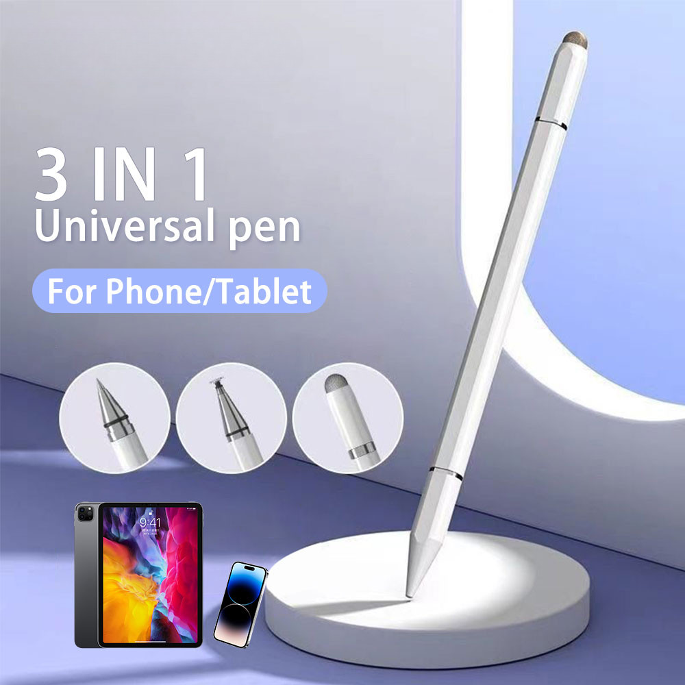 3 in 1 Stylus Pen for Lenovo Tab M10 HD Gen2 Plus 3rd 10.1 Extreme M8 HD M10 Pro P12 P11 Gen 2 M9 M7 K10 Yoga Tab Xiaxin Pad Pro