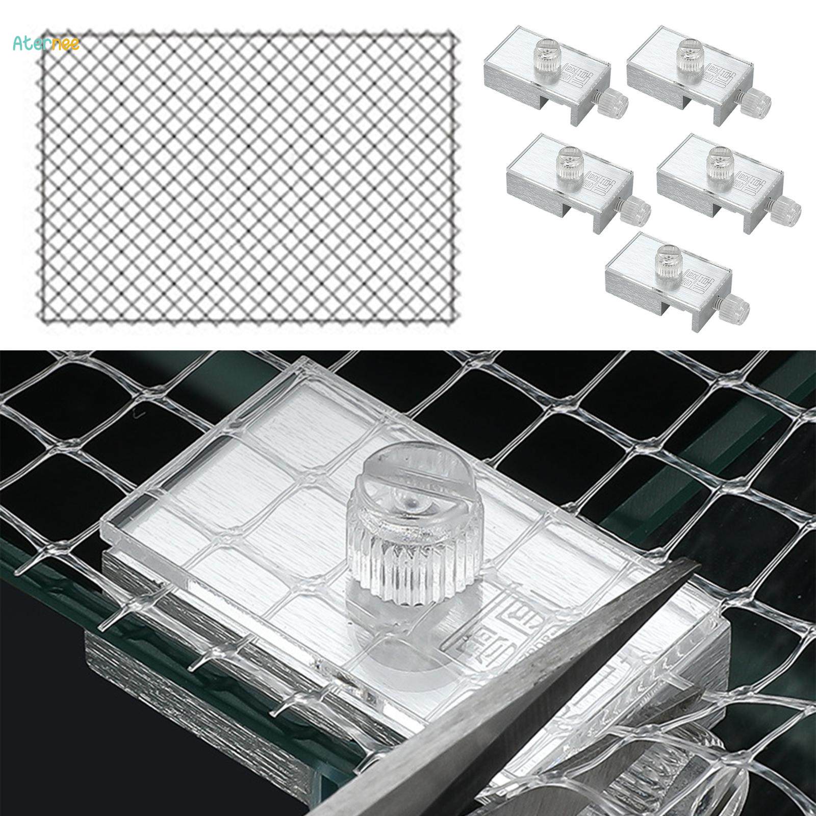 Aquarium Net for Fish Tank Durable Office Fish Tank Cover Fish Tank Anti Jumping Nets Clear Netting. 