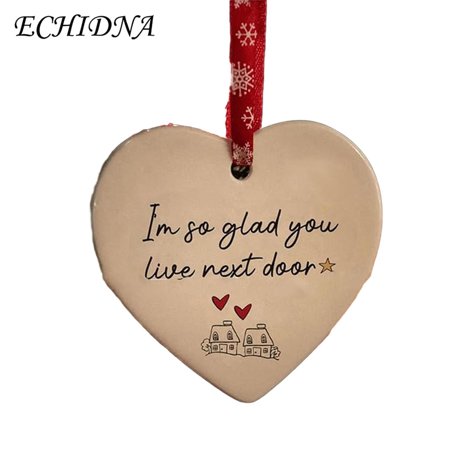 Love Tag Pendant Sparkling Love Heart Acrylic Ornament for Festive Decor Perfect for Christmas Tree Car Mirror Parties Ideal Gift for Christmas Valentine's Day Heart Tag Ornament