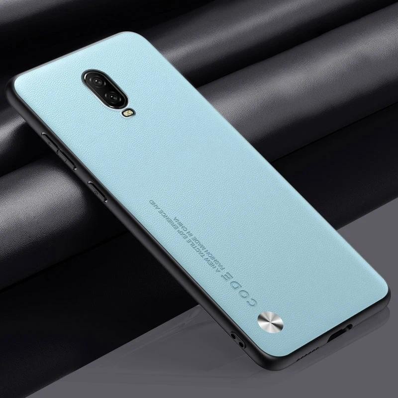 New Phone case OnePlus 6 6T Carbon Fibre Leather Silicone Shockproof Protection Casing For One Plus 6T 6 OnePlus6 T Back cover. 