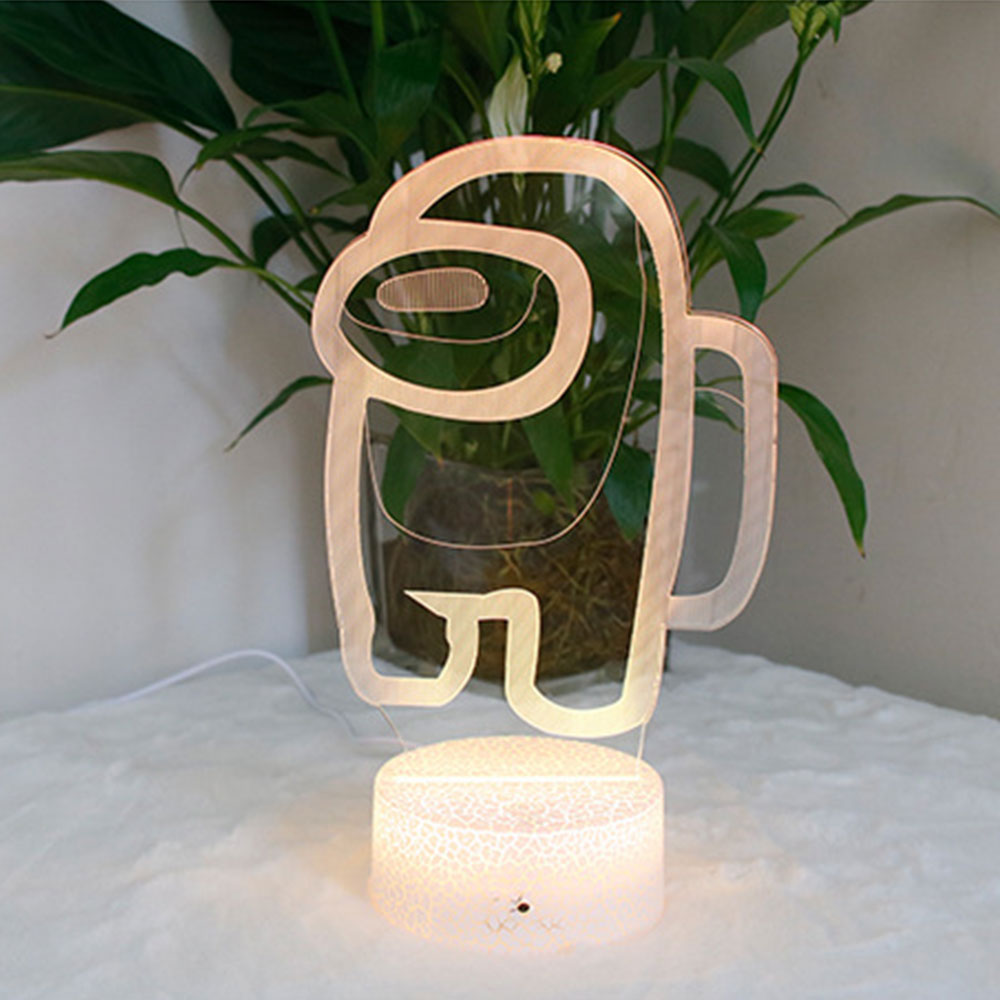 Among us game 3D remote control colorful touch night light app console light Crack base colorful touch remote control effect and easy to use. 