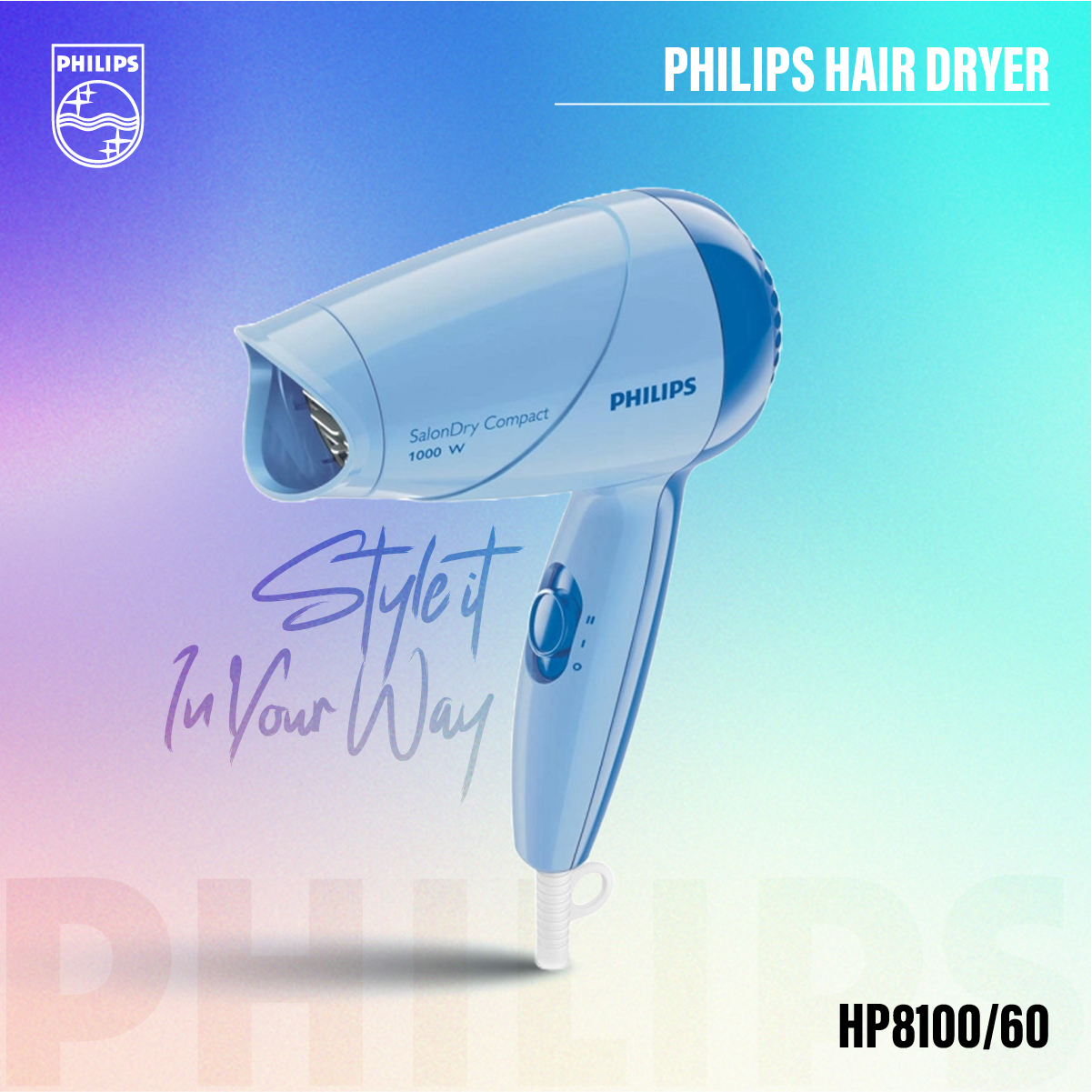 Philips hair outlet dryer hp8100