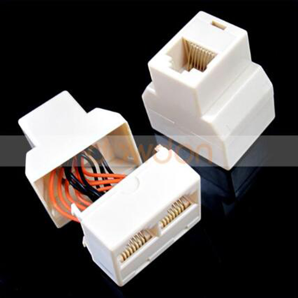 1PCS 1 To 2 Way LAN Ethernet Network Cable. 