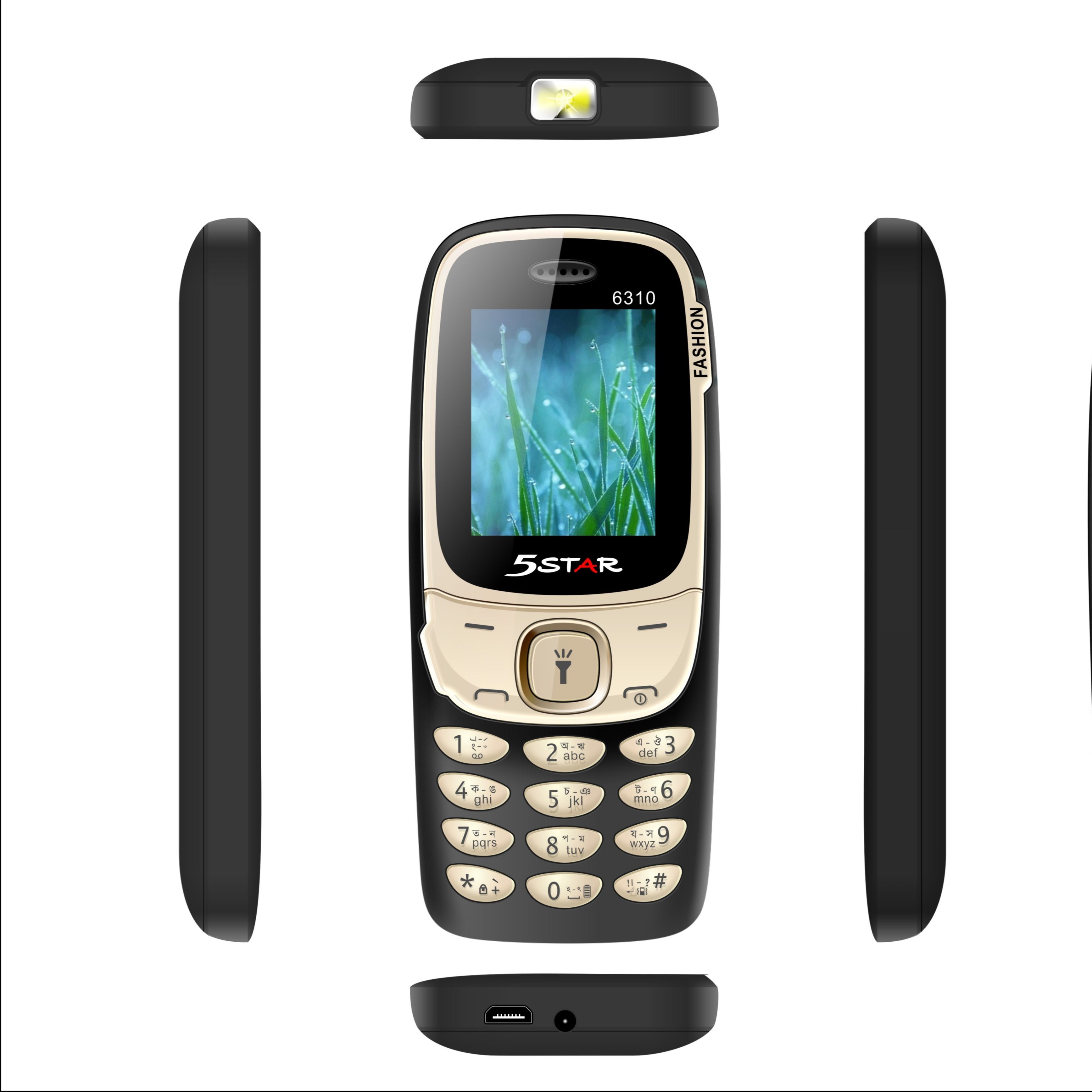 5 Star BD6310 Feature Button Mobile Phone