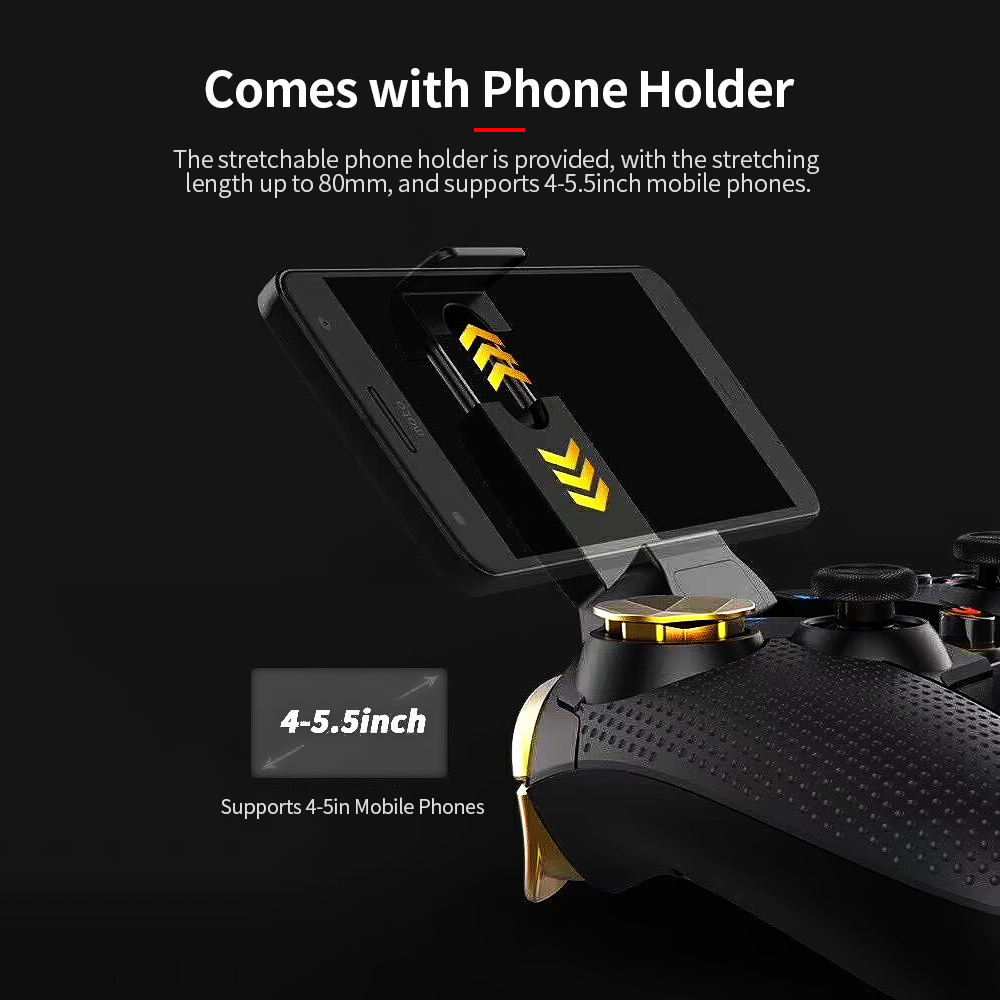 HXSJ Pg-9118  Bt 4.0 Gamepad ]Mobile Game Controller Gamepad Joystick Handle For Android S-martp-hone Windows Pc. 