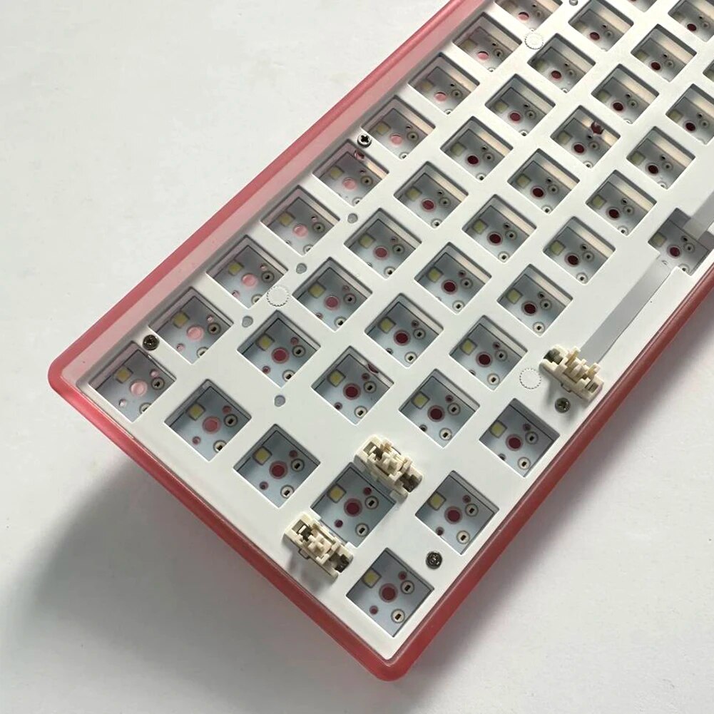 CIY Tester Customized Mechanical Keyboard Kit 3-Mode Hot Swap Keyboard 68 Keys Type C Wired+Bluetooth+2.4G Wireless Keyboard. 