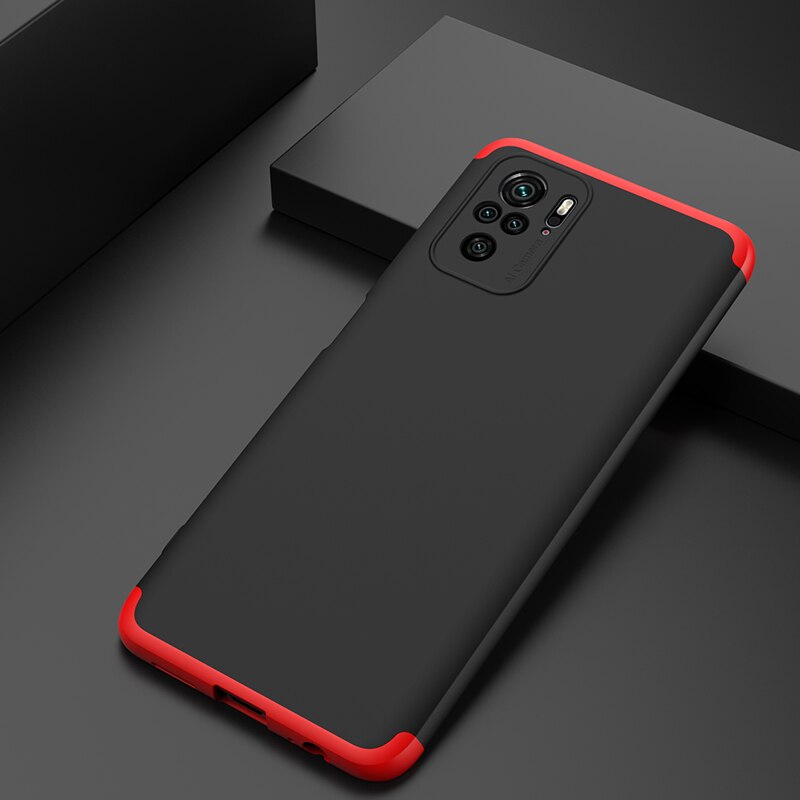 GKK For Redmi Note 10 / Note 10s Back Cover GKK 360 Degree Shockproof Full Protective Anti-Shock Case. 