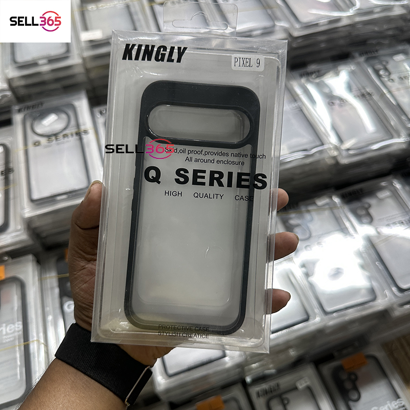 For Google Pixel 9 Q-Series Magsafe Magnetic Wireless Charging Transparent Phone Case For Google Pixel 9 Back Cover. 