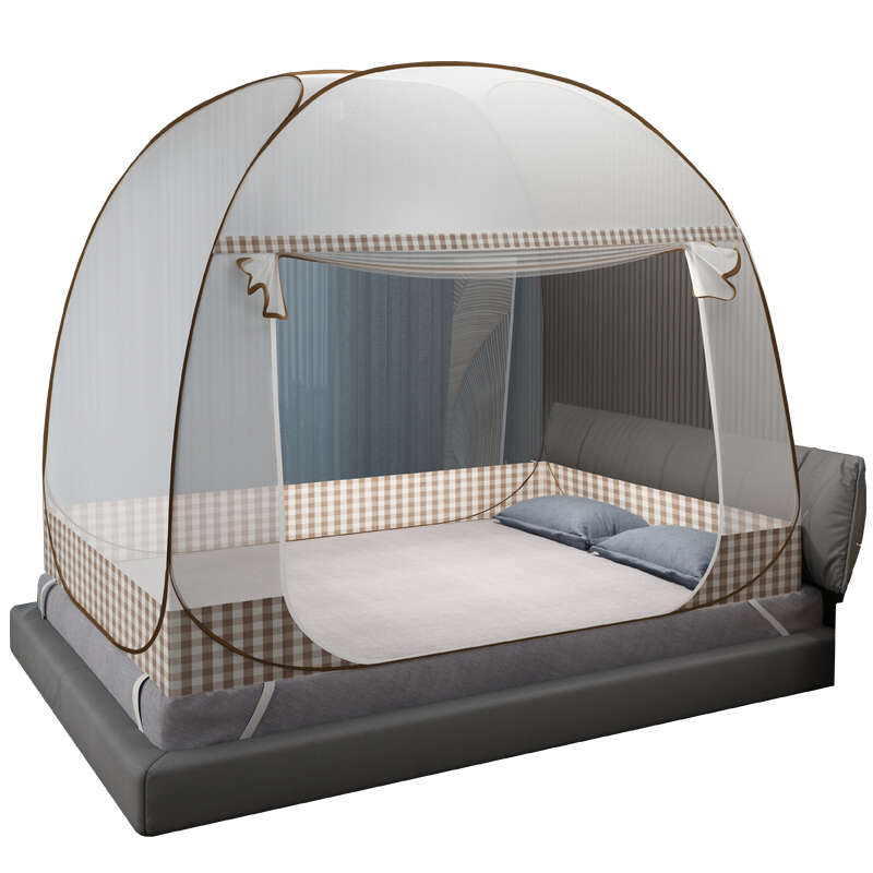 Mongolian yurt mosquito net, bottom free installation, 1.5m bed, large space, 1.8 household and student dormitories, 1.2 double occupancy, Wang Jin. 