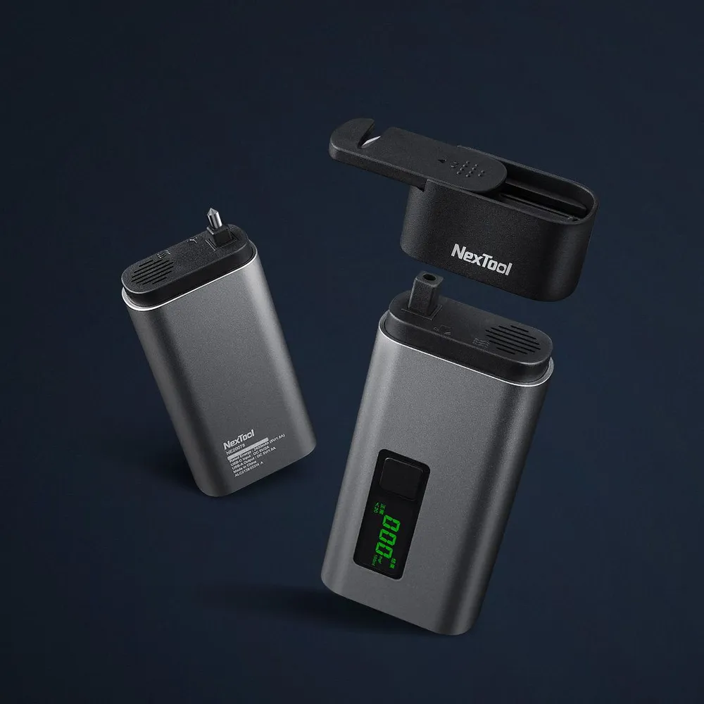 Xiaomi Nextool 4-in-1 Mini Alcohol Tester LCD Digital Portable Car Breathalyzer With Window Breaker Cutter Digital Alcohol Meter. 