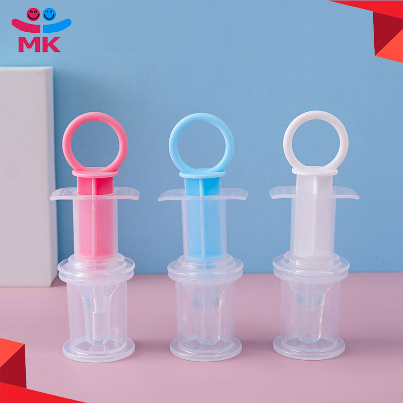 Baby Medicine Feeder Children Squeeze Syringe Feeder Soft Silicone Pacifier Anti-Choking Medicine Dropper Dispenser for Feeding Medicine Water Juice