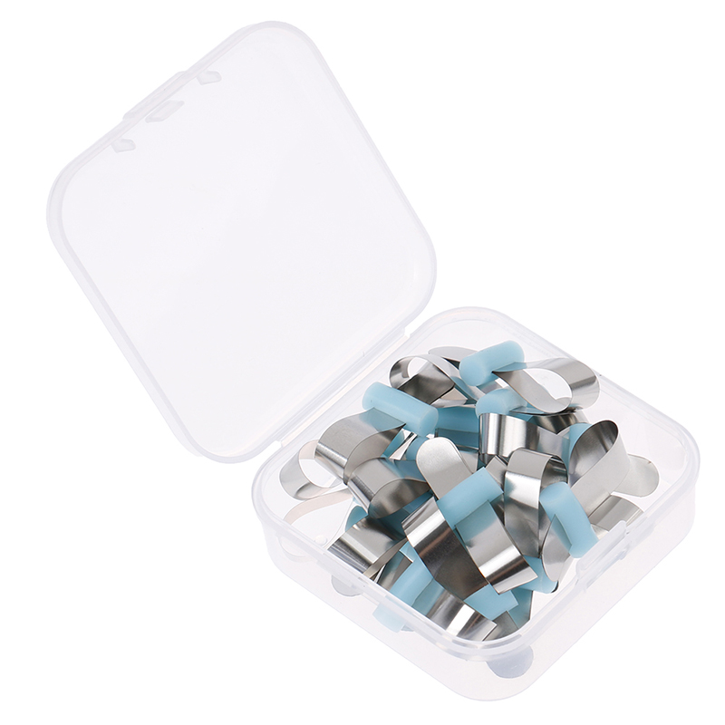 20Pcs/box Dentistry Metal Matrix Bands Retainerless Automatrix with Locker