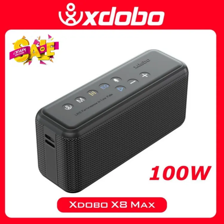 XDOBO X8 Max 100W Ultra-high Power Outdoor Portable Desktop Bluetooth  Speaker Mobile Charging Waterproof TWS Computer Subwoofer - AliExpress