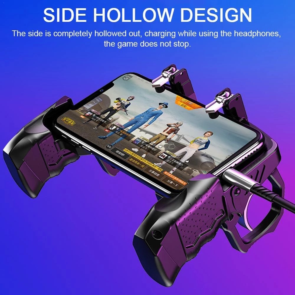 Control Phone PUBG Trigger Controller Gamepad Joystick for iPhone Android Free Fire Mobile Game Pad Cellphone Cell Gaming Mando. 