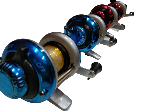 Mini Size Cast Drum Fishing Reel (Wheel, Reel Full Metal Design ) 3 PIC.