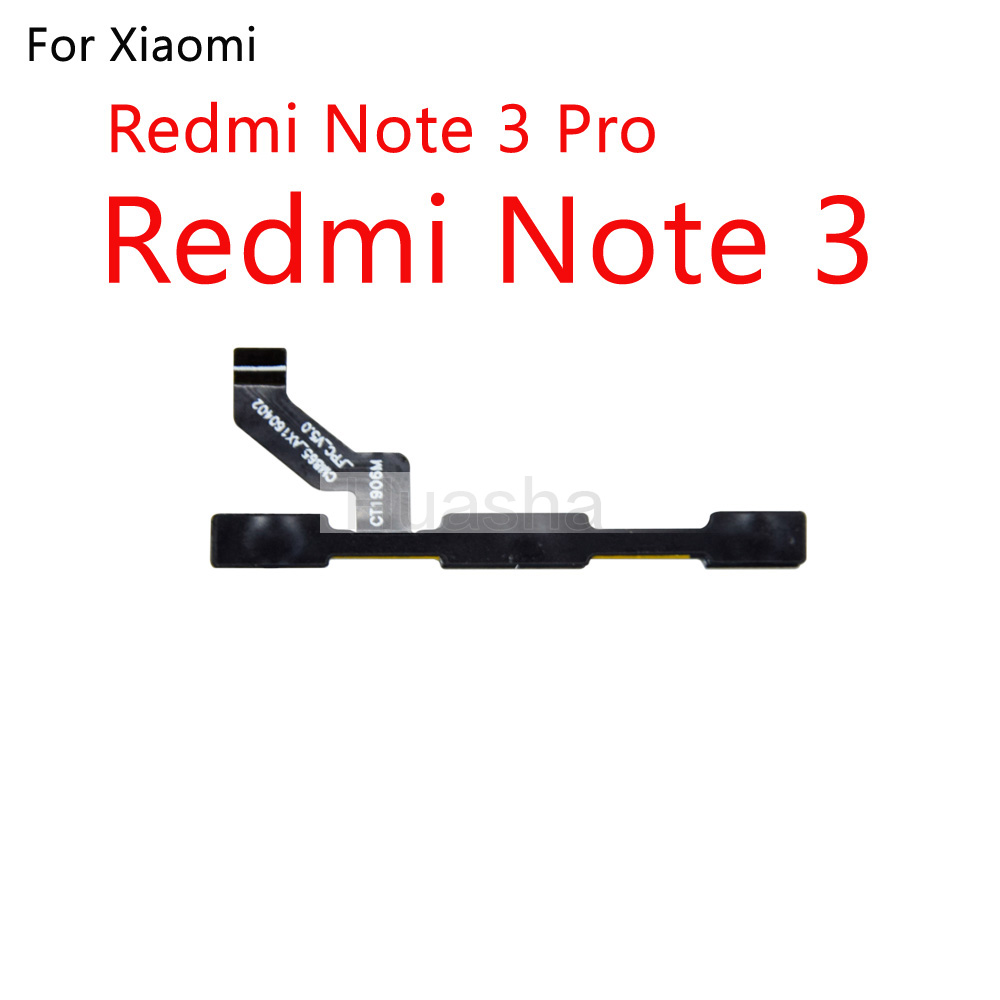Power Volume Button Switch On Off Button Flex Cable For Xiaomi Redmi 3 3S 4A Note 2 3 4 5 Plus Pro 4X S2. 