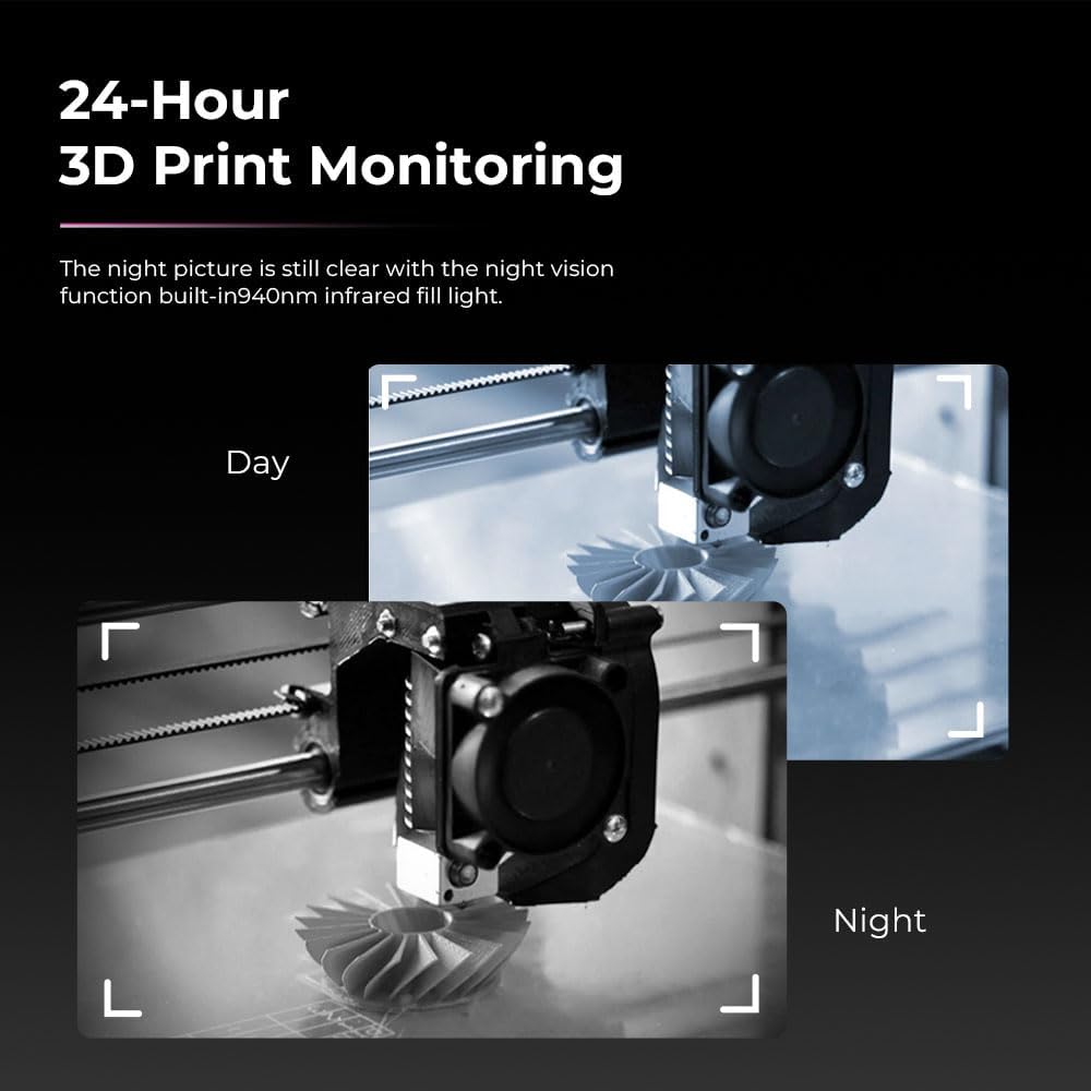 Creality 3d Official Nebula Camera Upgrade 3D Printer 1080 HD Camera Spaghetti Detection Real-time Monitoring Time-lapse Filming. 