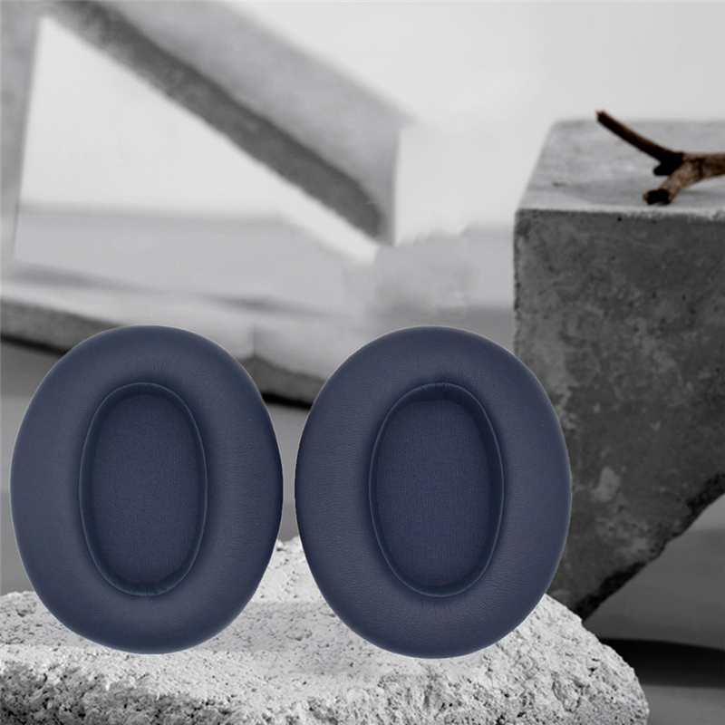 1Pair of Headphone Covers for Sony WH-XB910N Headphone Easily Replaced Headphone Protector Sleeves Buckle Earpads Easy to Use Blue. 