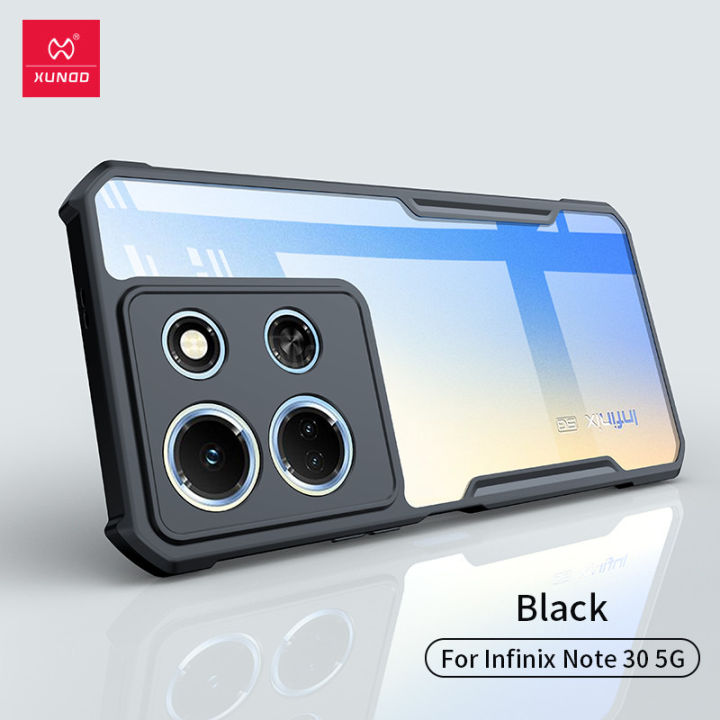 Infinix Note 30 / Infinix Note 30 5G Back Cover ShockProof Airbinger Longlasting Clear Transparent Hard Case X6833B, X6716B. 