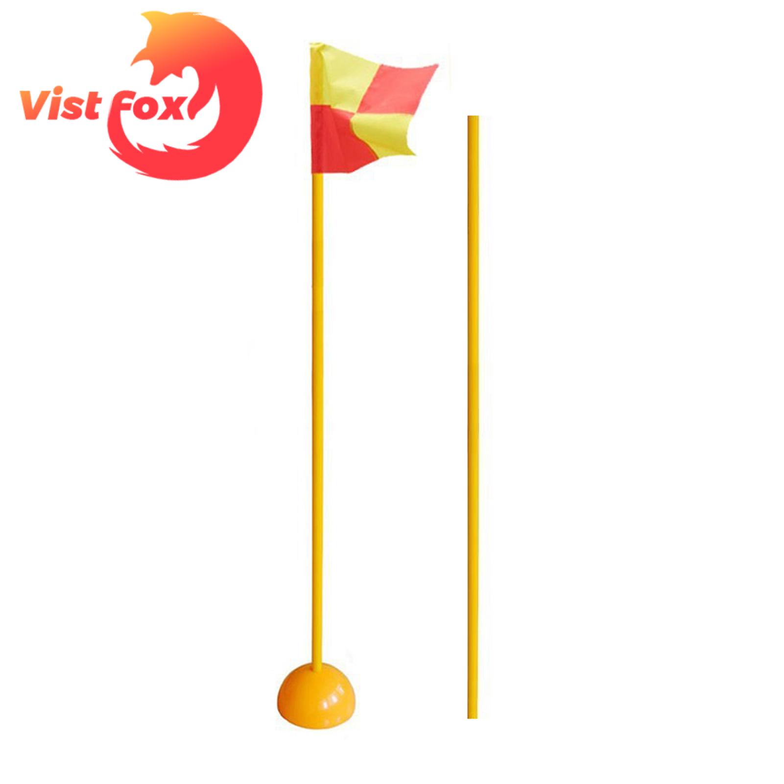 Weather-resistant Corner Flag Football Corner Flag Set Weather-resistant Training Marker for Games Practice Buyers' Top Choice Durable Football Pole Flag