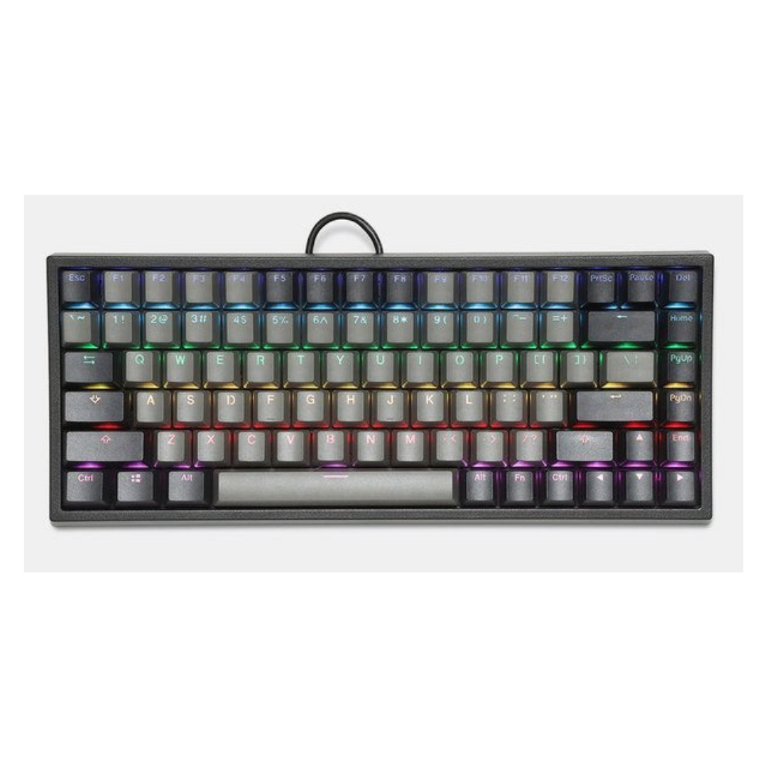 Keycool KC84 Wired 84-key layout Gateron switches Full RGB Hot-swappable switches Doubleshot PBT keycaps Type-C USB port Full anti-ghosting MECHANICAL KEYBOARD Xbox/Computer all gaming. 
