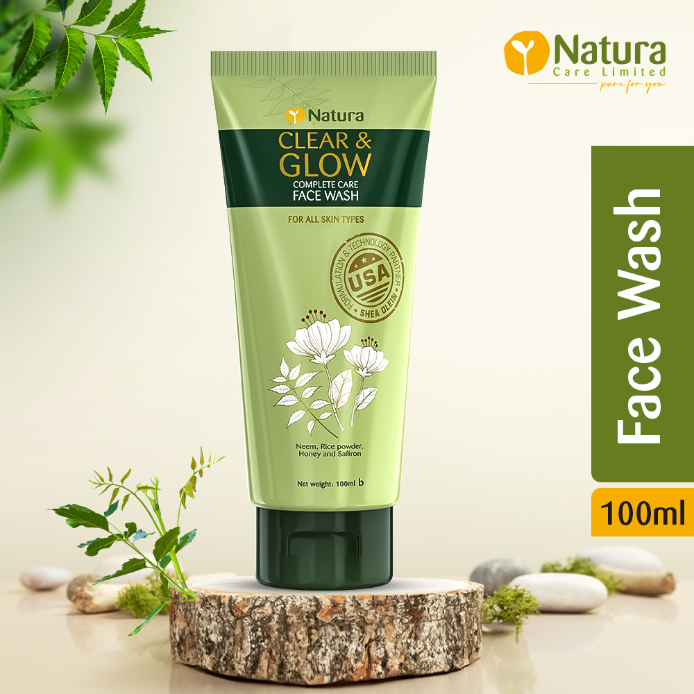 Natura Clear & Glow Face Wash- 100ML