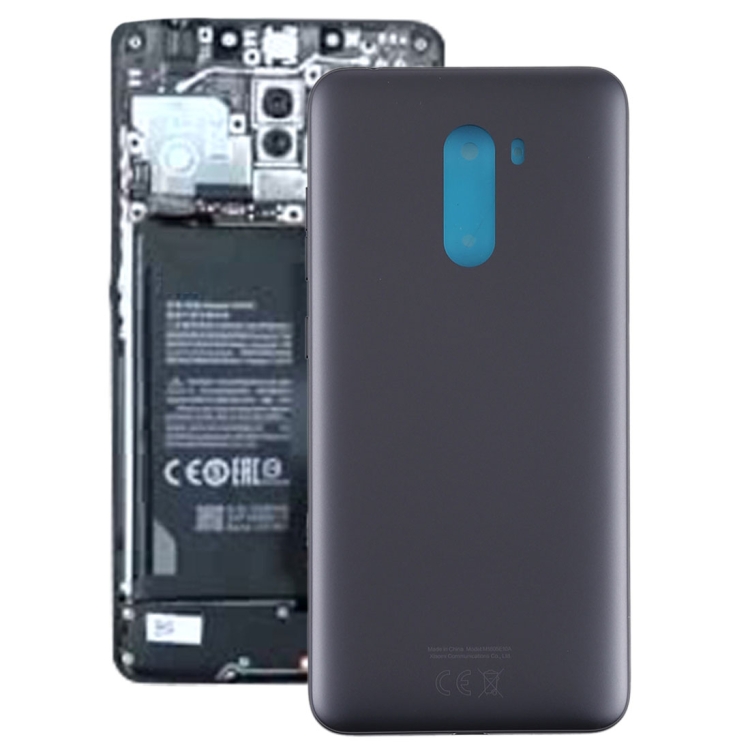 Xiaomi Poco F1 - ( Polycarbonate Plastic ) Casing / Back Shell / Back Panel / Battery Cover / Back Door / Back Replacement Part with Button