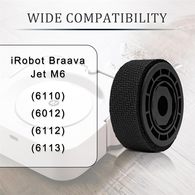 Wheel Tires Replacement Spare Parts Parts for M6 (6110) (6012) (6112) (6113) Ultimate Wi-Fi Connected Robot Anti-Slip