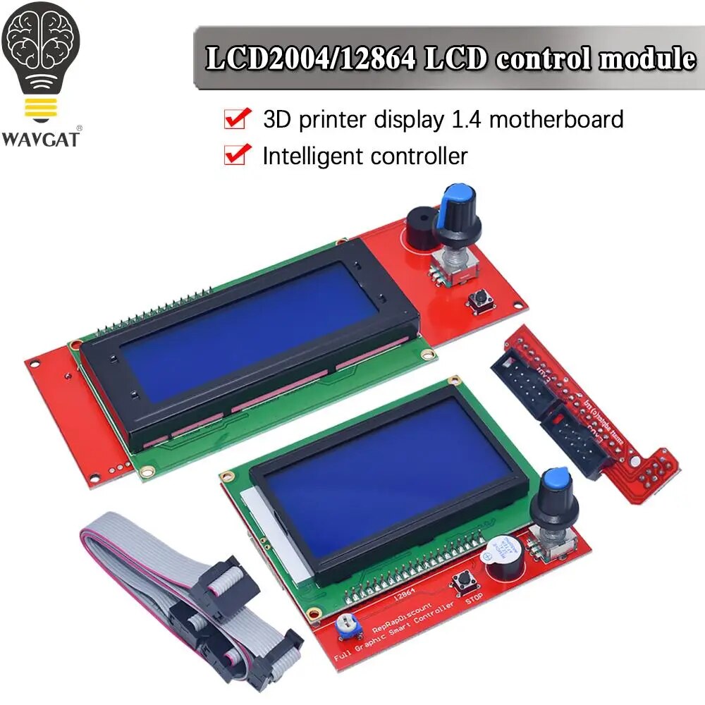 LCD 2004 12864 Control Panel Smart Controller Display Compatible with Ramps 1.4 Ramps 1.5 Ramps 1.6 For RepRap Mendel 3D Printer